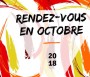 Les Rendez-vous d’octobre Les Rendez-vous d’octobre