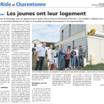 Remise des clés d’un logement communal à 4 lycéens 