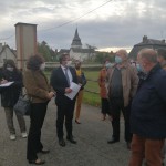 Visite de Mme BLANCHOT-PROSPER Sous-Préfète de Bernay à Serquigny 