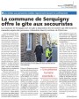 Article de l’Eveil sur la mise à disposition du Gîte communal pour les secouristes qui effectuent des maraudes Article de l’Eveil sur la mise à disposition du Gîte communal pour les secouristes qui effectuent des maraudes