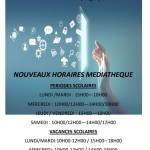 Nouveaux horaires d’ouverture de la Médiathèque 