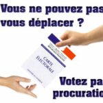 ÉLECTIONS 2022, CHANGEMENT POUR LES PROCURATIONS À COMPTER DE JANVIER 2022 