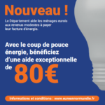 Le Département aide les ménages Eurois aux revenus modestes à payer leur facture d’énergie. 1