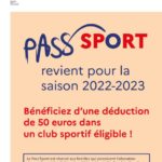 Le Pass’Sport aide financière de 50 euros 