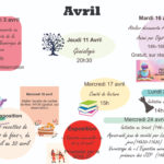 Programme d’animations d’avril de la médiathèque de Serquigny 