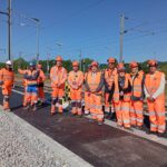 Visite de chantier à la gare de Serquigny 