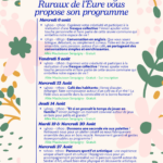 Programme des activités proposées par la Fédération des Foyers Ruraux de l’Eure 1
