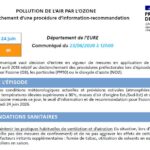 POLLUTION DE L’AIR PAR L’OZONE 