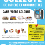 Collecte de papiers et cartonnettes du 12 au 18 novembre 2026 sur le parking des écoles de Serquigny 1
